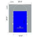 Basketball Backyard Court Kit - 20' x 25' - Elite Court Systems