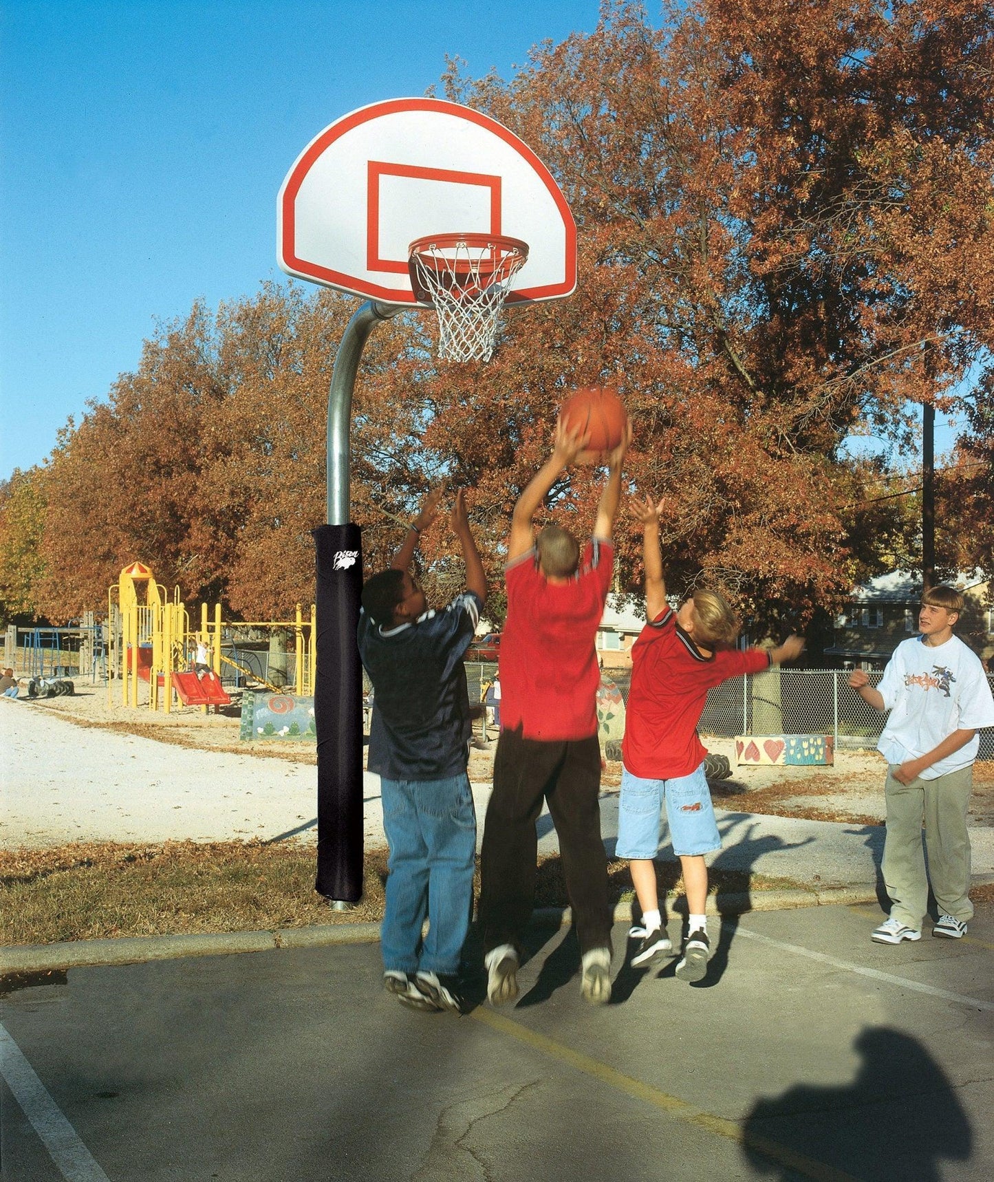 Bison 4-1/2" Heavy Duty Finished Aluminum Fan Playground System