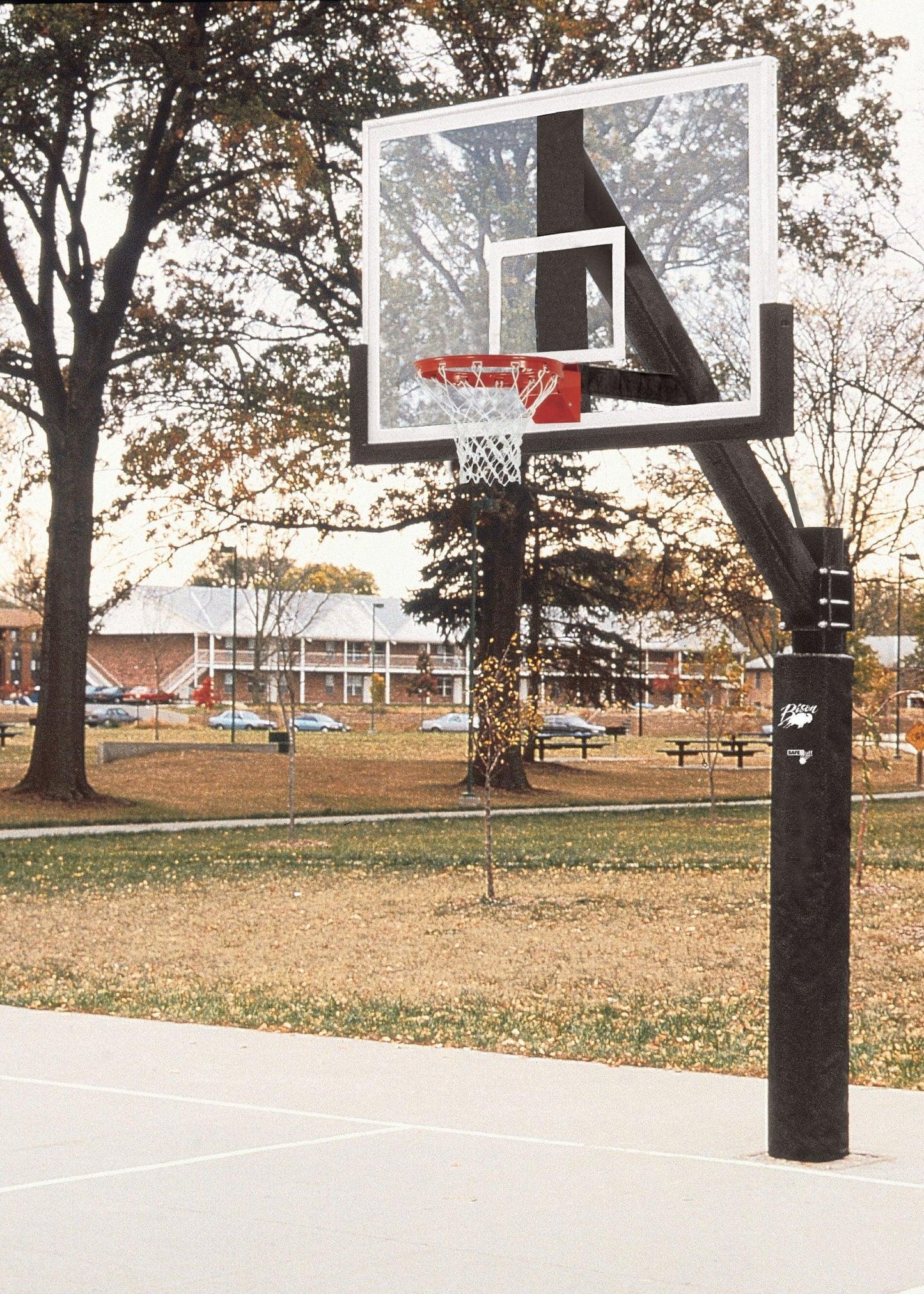 Bison Ultimate Fixed Height Goal with Glass Backboard