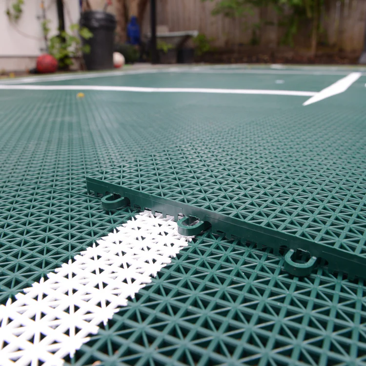 Basketball Backyard Court Kit - 20' x 25' - Elite Court Systems