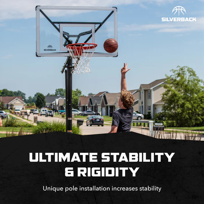 Silverback™  NXT 60" In Ground Basketball Hoop