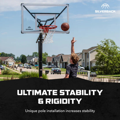 Silverback™  NXT 60" In Ground Basketball Hoop