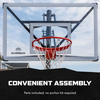 Silverback™  NXT 60" In Ground Basketball Hoop
