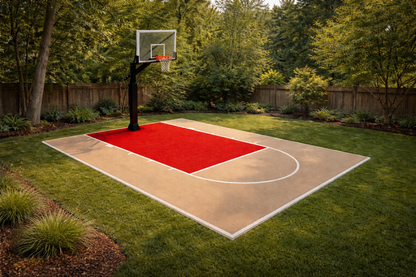 Basketball Backyard Court Kit - 20' x 25' - Elite Court Systems