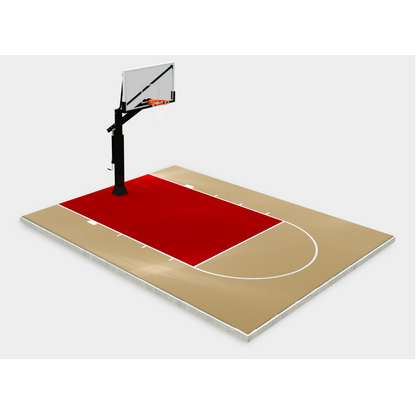 Basketball Backyard Court Kit - 20' x 25' - Elite Court Systems